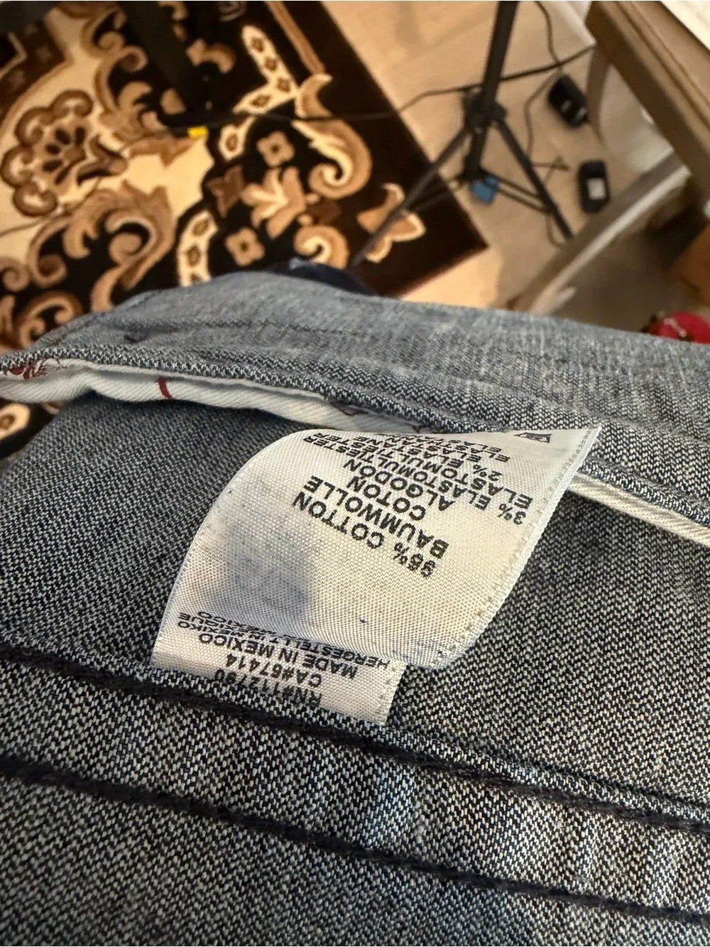 True Religion Trucker Jacket SN Monogram XXL GGMH Channel Blue NWT Denim